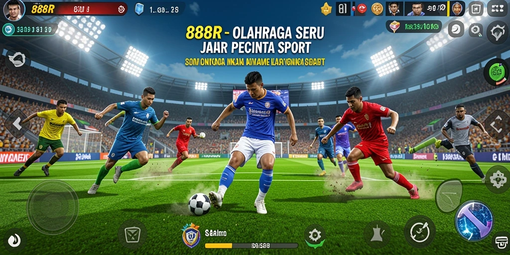 Tampilan gameplay mendebarkan di 888R saat berkompetisi.