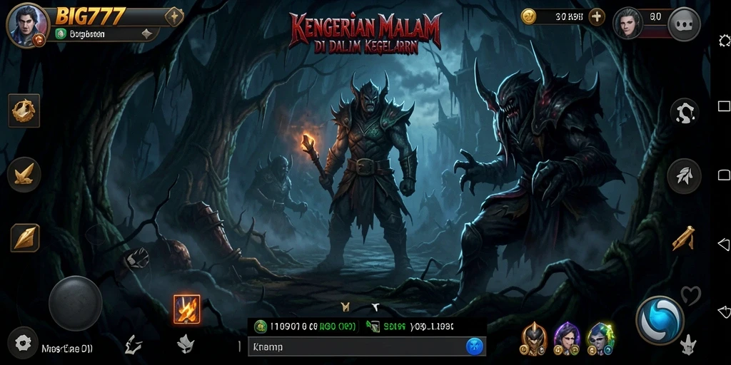 Tampilan gameplay menegangkan dengan suasana Horror yang kental.