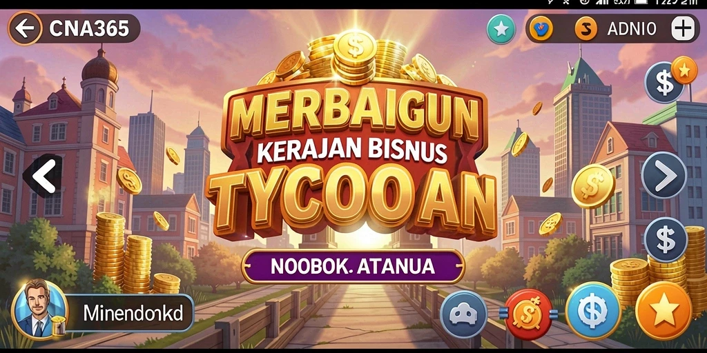Tampilan gameplay CINA365 yang menarik dan interaktif dalam membangun bisnis.