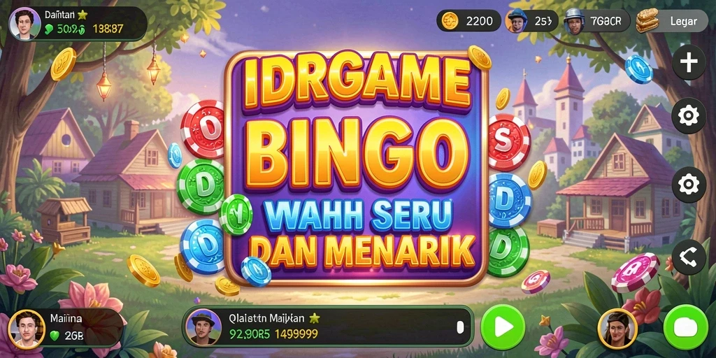 Tampilan gameplay Bingo yang seru dan interaktif di IDRGAME.