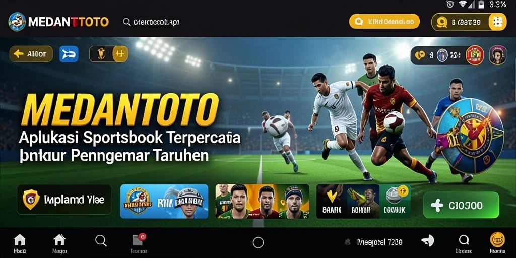 Tampilan gameplay taruhan olahraga di MEDANTOTO yang menarik.