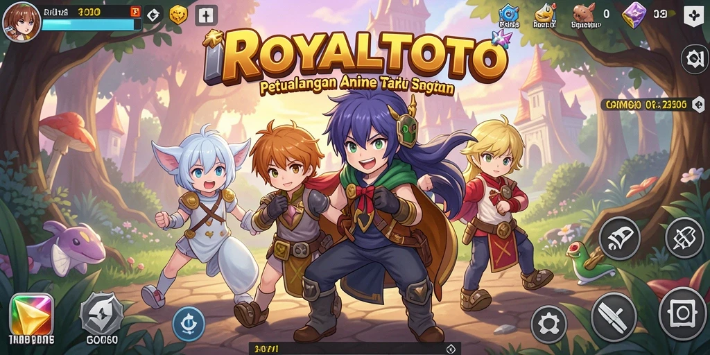 Tampilan gameplay seru dan menawan di ROYALTOTO.