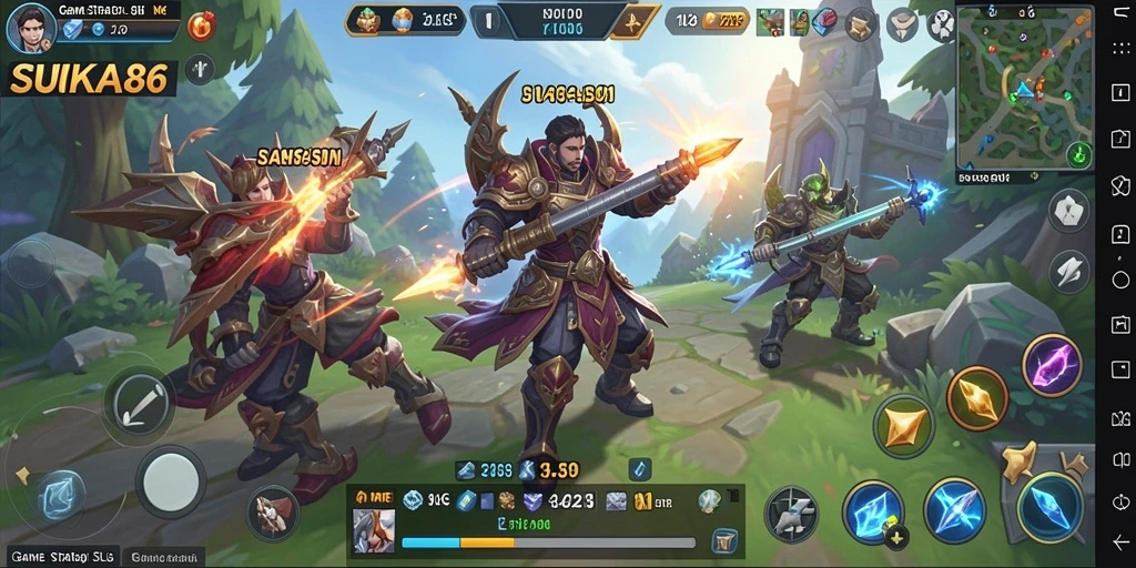 Tangkapan layar dari gameplay <strong>SUKA86</strong> yang menunjukkan aksi strategi yang mendebarkan.