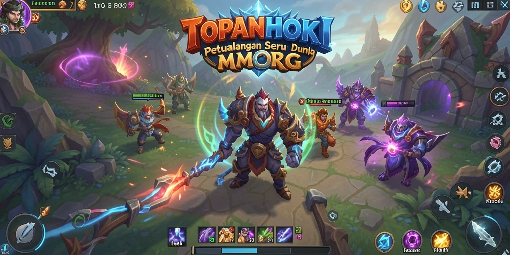 Tampilan gameplay seru dalam dunia <strong>TOPANHOKI</strong> yang penuh petualangan.